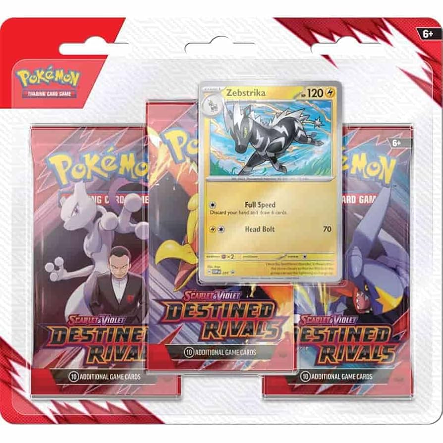 Pokemon TCG Scarlet & Violet Destined Rivals Three Booster